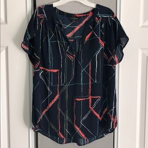 Banana Republic navy blouse